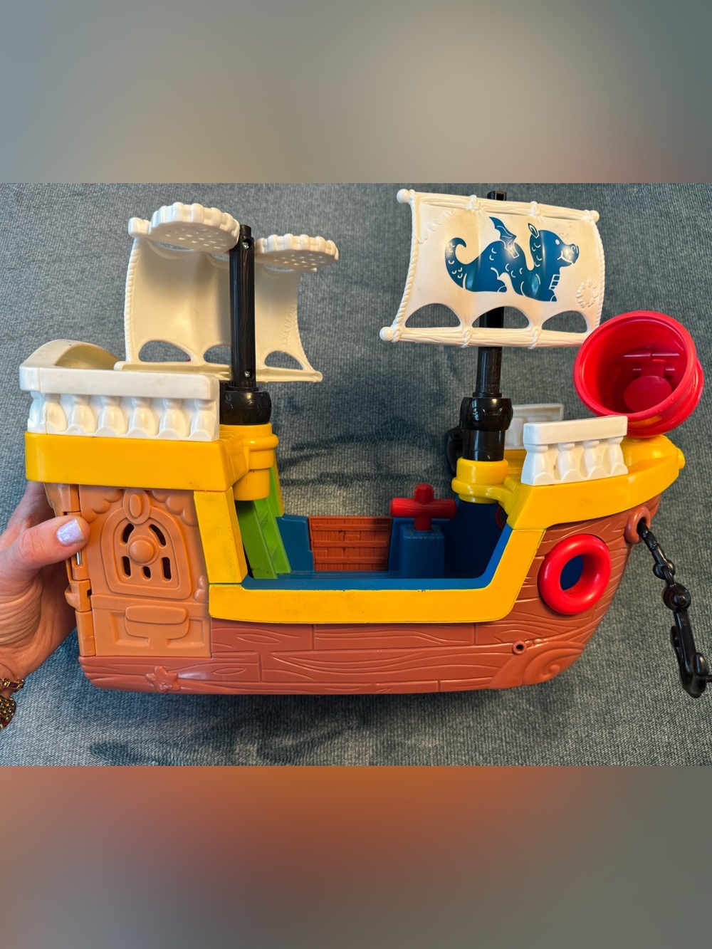 2005 Fisher-Price Pirate Ship - Sounds Work - Picture 3 of 5